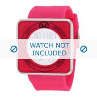 Dolce & Gabbana horlogeband DW0737 Rubber Roze 28mm - thumbnail