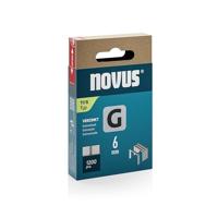 Novus Tools 042-0795 Nieten met plat draad Type 11 1200 stuk(s) Afm. (l x b) 6 mm x 10.6 mm - thumbnail