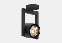 Wever & Ducre - Roomor Shade 1.0 Wandlamp Grijs / Zwart / Goud - thumbnail