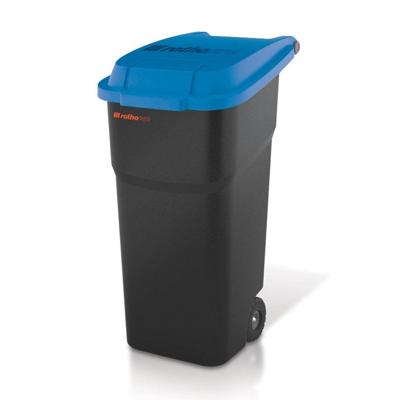 Rotho atlas afvalbak 100l blauw