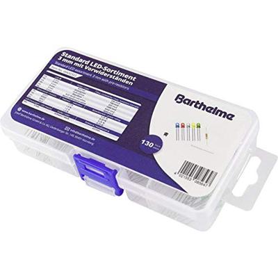 Barthelme LED-assortiment Koud-wit, Warm-wit, Geel, Blauw, Rood, Groen Rond 3 mm Barthelme LED-assortiment Koud-wit, Warm-wit, Geel, Blauw, Rood, Groen Rond 3 mm