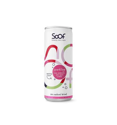 Soof Drink Sparkling Roos, Kardemom, Peer, Appel & Water Soof Drink Sparkling Roos, Kardemom, Peer, Appel & Water