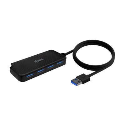 USB-HUB Aisens Zwart (1 Stuks)