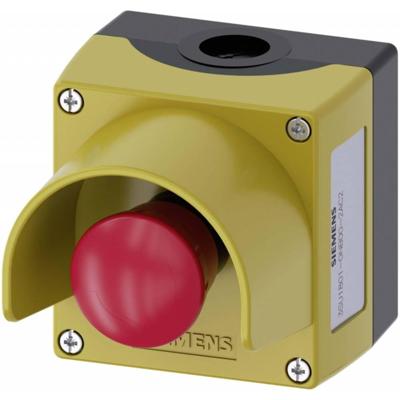 Siemens 3SU1801-0NB00-2AC2 - Behuizing voor regelapparatuur, 22 mm, rond, behuizing mat