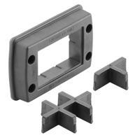 Weidmüller CABTITE FR 10/6 BK SET Vergrendelingsframe Polyamid (glasvezelversterkt) Diepzwart (Ø x h) 5.5 mm x 70 mm 1 stuk(s) - thumbnail