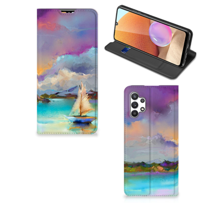 Bookcase Samsung Galaxy A32 4G | A32 5G Enterprise Editie Boat