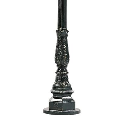 Klassiek lantaarn Lyon bol opaal 30 cm aluminium handgemaakt