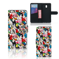 Xiaomi Redmi 8A | Telefoonhoesje | Met pasjeshouder | Birds - thumbnail