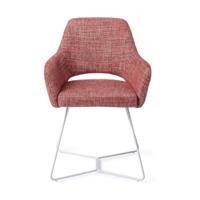 Jesper Home Yanai eetkamerstoel Berry Bars beehive white - thumbnail