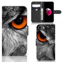 iPhone 7 | 8 | SE (2020) | SE (2022) | Telefoonhoesje | Met pasjeshouder | Uil - thumbnail