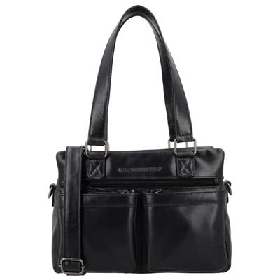 Hide & stitches porto handtas-Black
