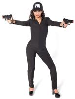 Catsuit jersey zwart - thumbnail