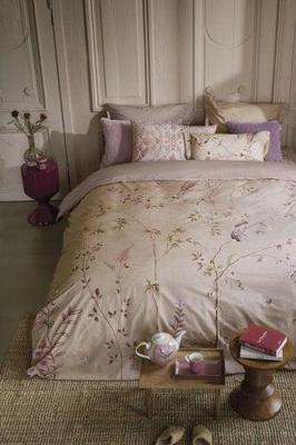 Pip Studio Pip Studio Dekbedovertrek Bamboo Blossom Khaki 260x200/220 cm