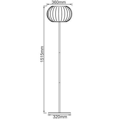 Brilliant VloerlampSilemia - 93087/76