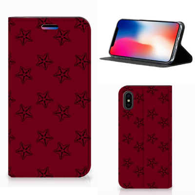 Apple iPhone X | Xs Hoesje met Magneet Sterren Apple iPhone X | Xs Hoesje met Magneet Sterren