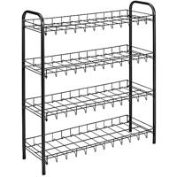Metaltex Schoenenrek 4 Rekken 64x23x80.5 cm Zwart - thumbnail