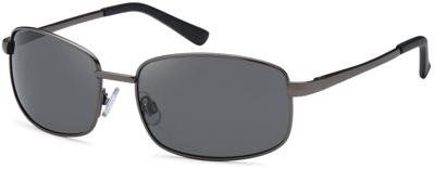 Spectrum zonnebril heren vierkant/metaal