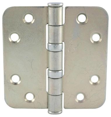 Ivana kogelscharnier - 89x89x3mm - afgerond - verzinkt