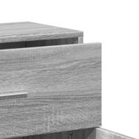 Dressoir 60x31x70 cm bewerkt hout grijs sonoma - thumbnail