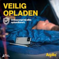 Aqiila Powerbird B10M Powerbank 10000 mAh LiPo USB-A, USB-C Mosgroen - thumbnail