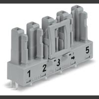 WAGO 770-805 Netstekker WINSTA MIDI Bus, inbouw verticaal Totaal aantal polen: 5 25 A Zwart 50 stuk(s) - thumbnail