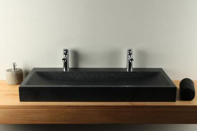 Basaltstein Waschbecken 100 cm BE-003-2k Basaltstein Waschbecken 100 cm BE-003-2k