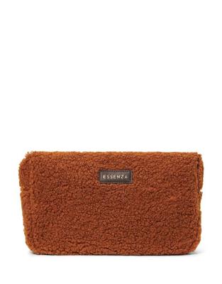 Essenza Pepper Teddy Make-up Bag Leather brown