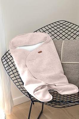 Deken BEABA Babynomade® met fleece voering roze (poederkleur)
