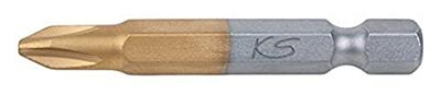 KS Tools 911.2643 9112643 Kruis-bit PH 1 Speciaal staal Titanium gecoat C 6.3 5 stuk(s) KS Tools 911.2643 9112643 Kruis-bit PH 1 Speciaal staal Titanium gecoat C 6.3 5 stuk(s)