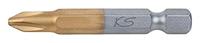 KS Tools 911.2643 9112643 Kruis-bit PH 1 Speciaal staal Titanium gecoat C 6.3 5 stuk(s) - thumbnail