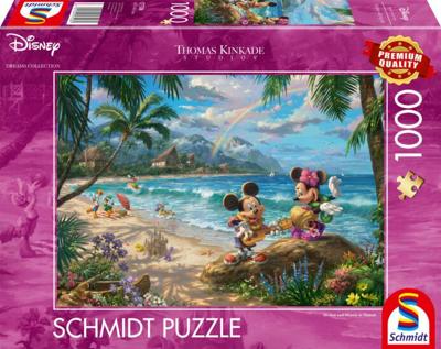 Puzzel - SCHMIDT SPIELE - DISNEY, Minnie & Mickey in Hawaii - 1000 stukjes - Vanaf 12 jaar
