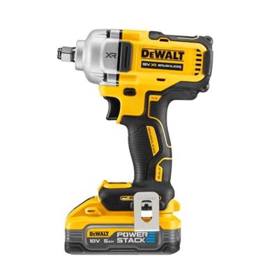 DeWalt DCF891H2T-QW | 18V XR Brushless 1/2" Slagmoersleutel frictiering aansluiting | 2x 5.0Ah POWERSTACK accu in TSTAK koffer - DCF891H2T-QW - thumbnail