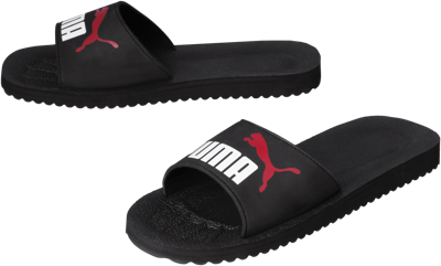 Puma Dames badslippers Purecat (Zwart, 39)