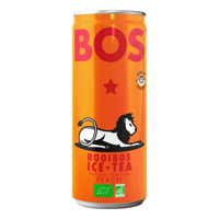 Bos ice tea peach bio blik (12x 250ml) - thumbnail