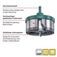 kwb 498800 Gatenzaag 6-delig 46 mm, 53 mm, 60 mm, 68 mm, 74 mm, 81 mm 1 stuk(s) - thumbnail