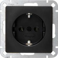 Enzo Kopp hk05 mat zwart inbouw stopcontact ra - 4621690 - thumbnail