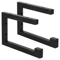 Handdoekrek Differnz 23x15 cm Zwart Differnz - thumbnail