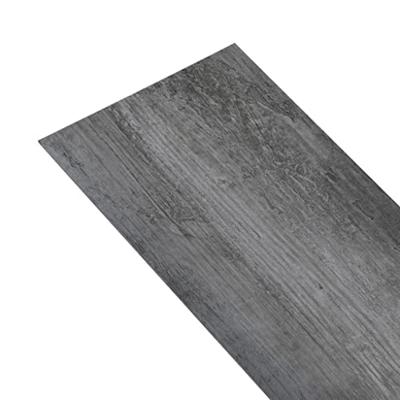 Vloerplanken zelfklevend 5,02 m 2 mm PVC glanzend grijs