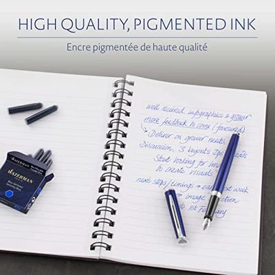 Waterman inktpatronen Standard, blauw (Serenity), blister van 36 stuks