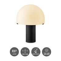 Light depot - tafellamp Mushroom metaal/glas - Outlet - thumbnail