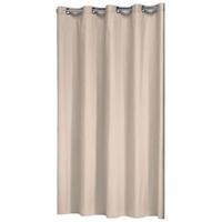 Douchegordijn Sealskin Coloris Polyester / Katoen 180x200 Ecru - thumbnail