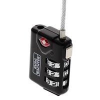 Burg Wächter 32891 Hangslot 32.80 mm TSA Zwart Cijferslot - thumbnail