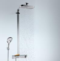 Hansgrohe Raindance Select E Showerpipe 300 2jet met ShowerTablet Select 300, chroom - thumbnail