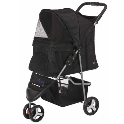 TRIXIE HONDENBUGGY ZWART 80X47X100 CM