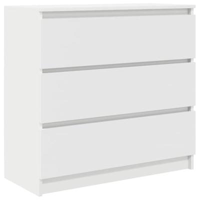 Dressoir 80x35x76 cm spaanplaat wit