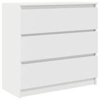 Dressoir 80x35x76 cm spaanplaat wit - thumbnail