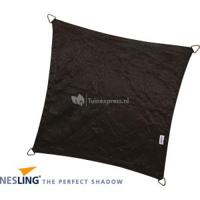 Nesling Coolfit schaduwdoek vierkant zwart 5 x 5 x 5 meter - thumbnail