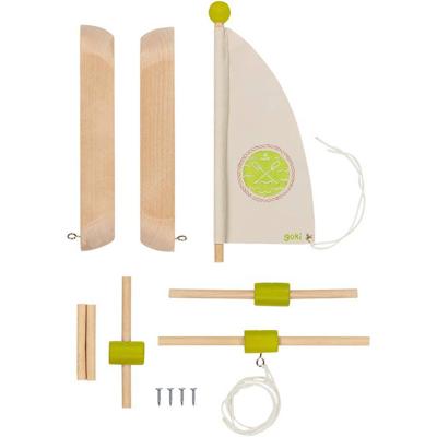 Goki houten catamaran bouwpakket, 11dlg.