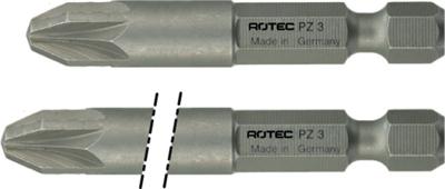 Rotec PRO Krachtbit PZ 2 L=110mm E 6,3 BASIC - 8050011 - VPE = 10 stuks