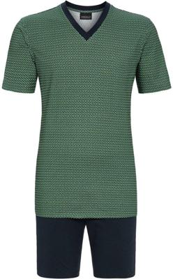 Katoenen heren shortama groen